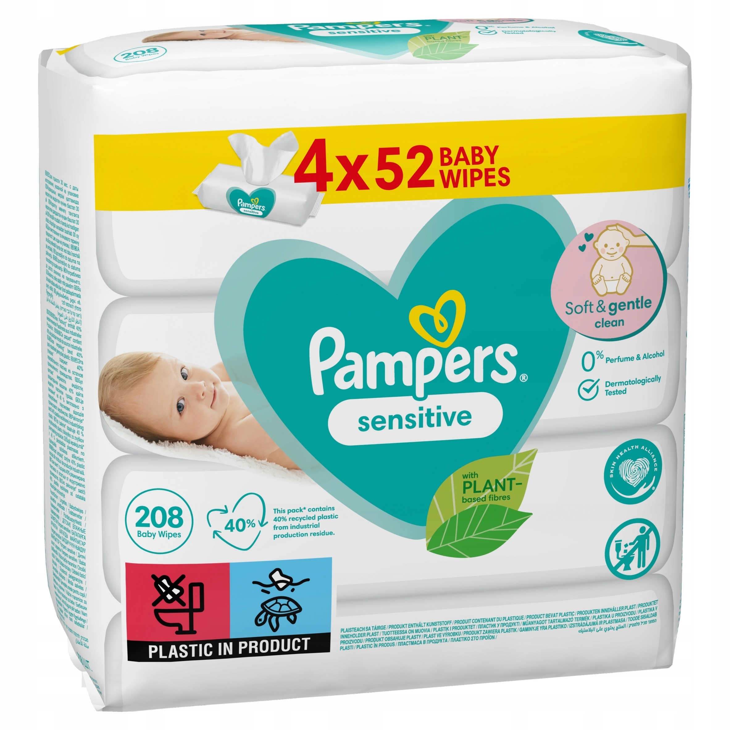 pampers sensitive chusteczki allegro