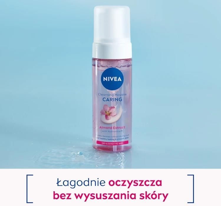 nivea pianka do mycia twarzy z pompką