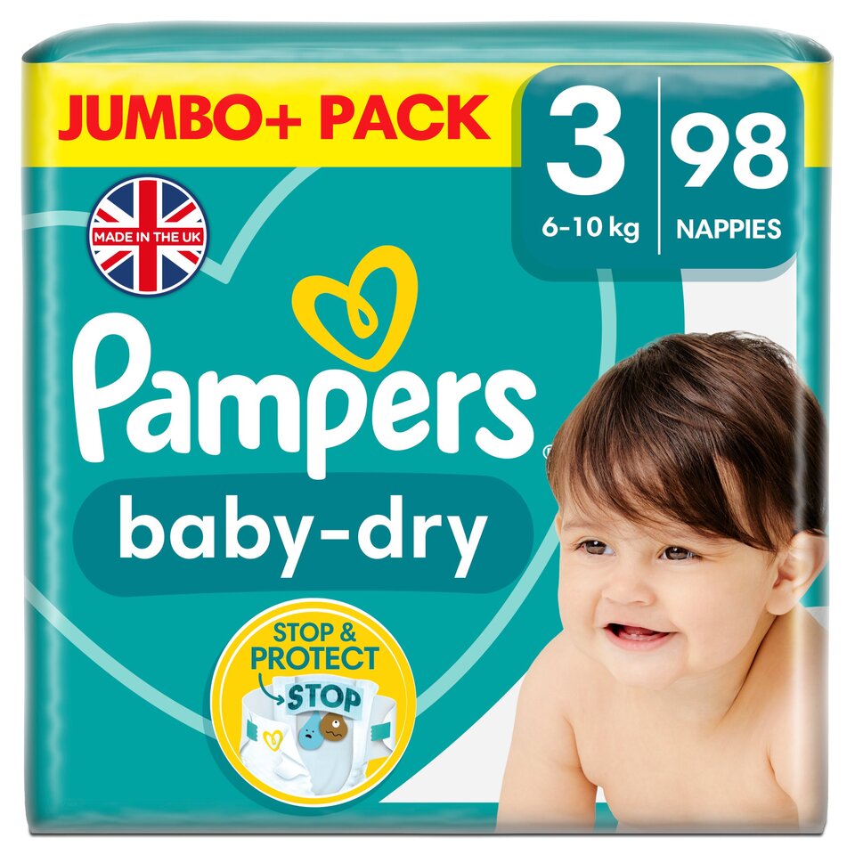 pampers jumbo pack size 3 price