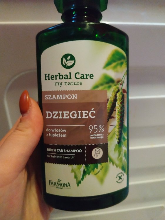 szampon do włosów z łupieżem dziegiećfarmona herbal care shampoo