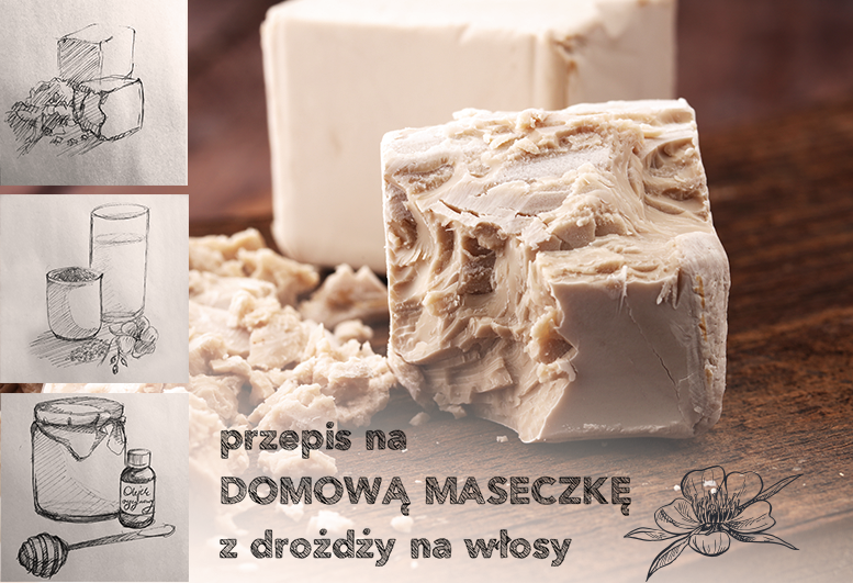 miód drożdże odżywka do włosów