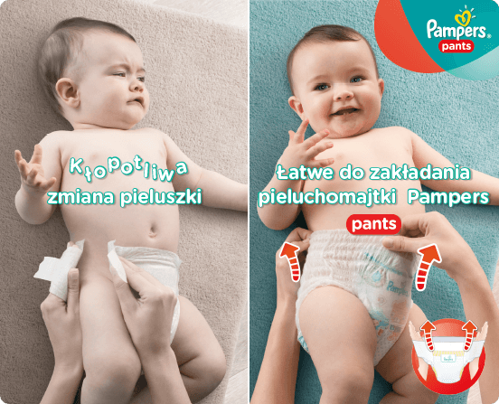 pampers zakładanie