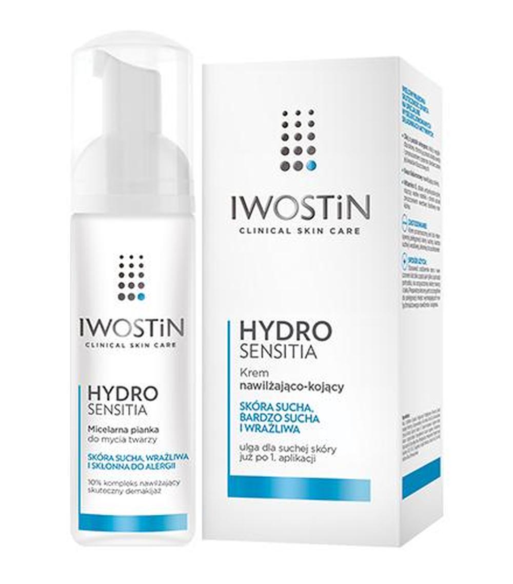 iwostin hydro sensitia micelarna pianka do mycia twarzy 165 ml