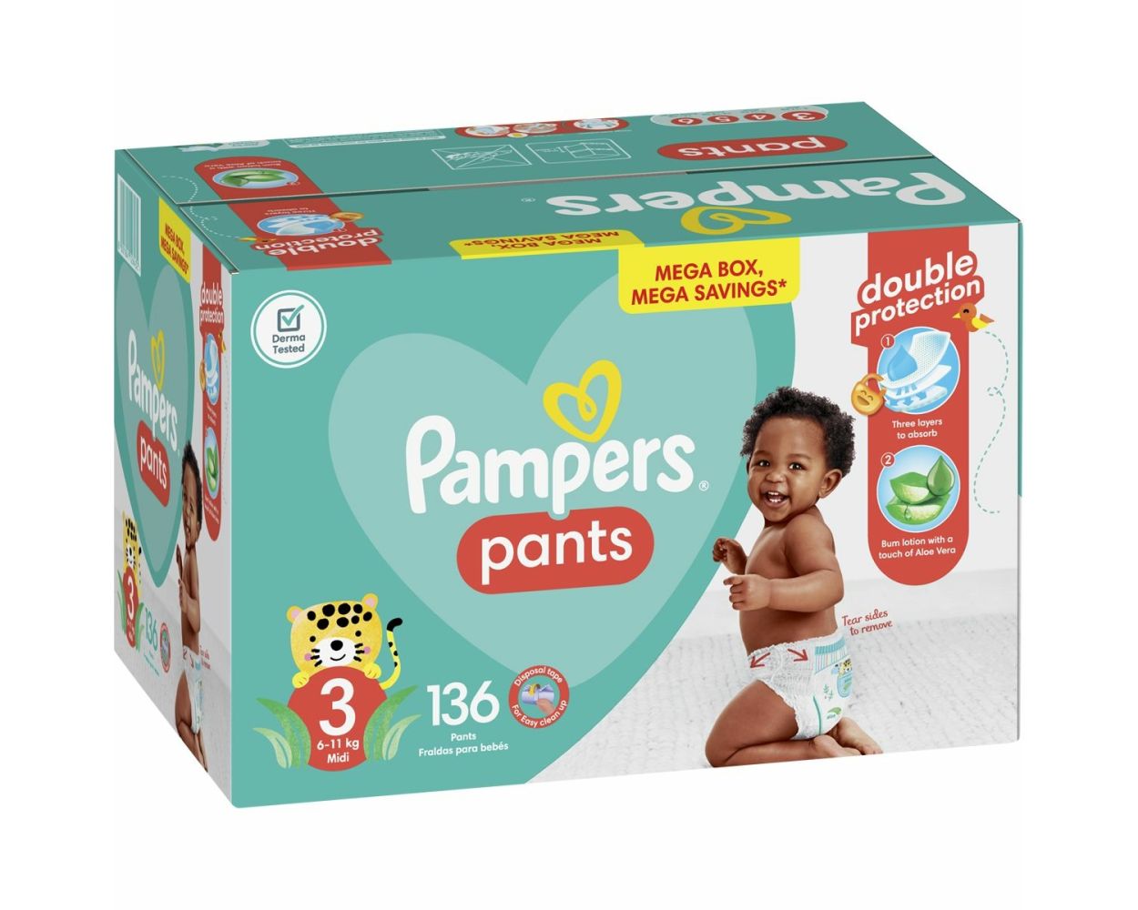 pampers baby dry 136