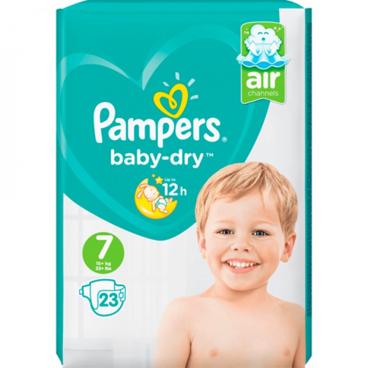 pampers baby dry 7 extra large sklep