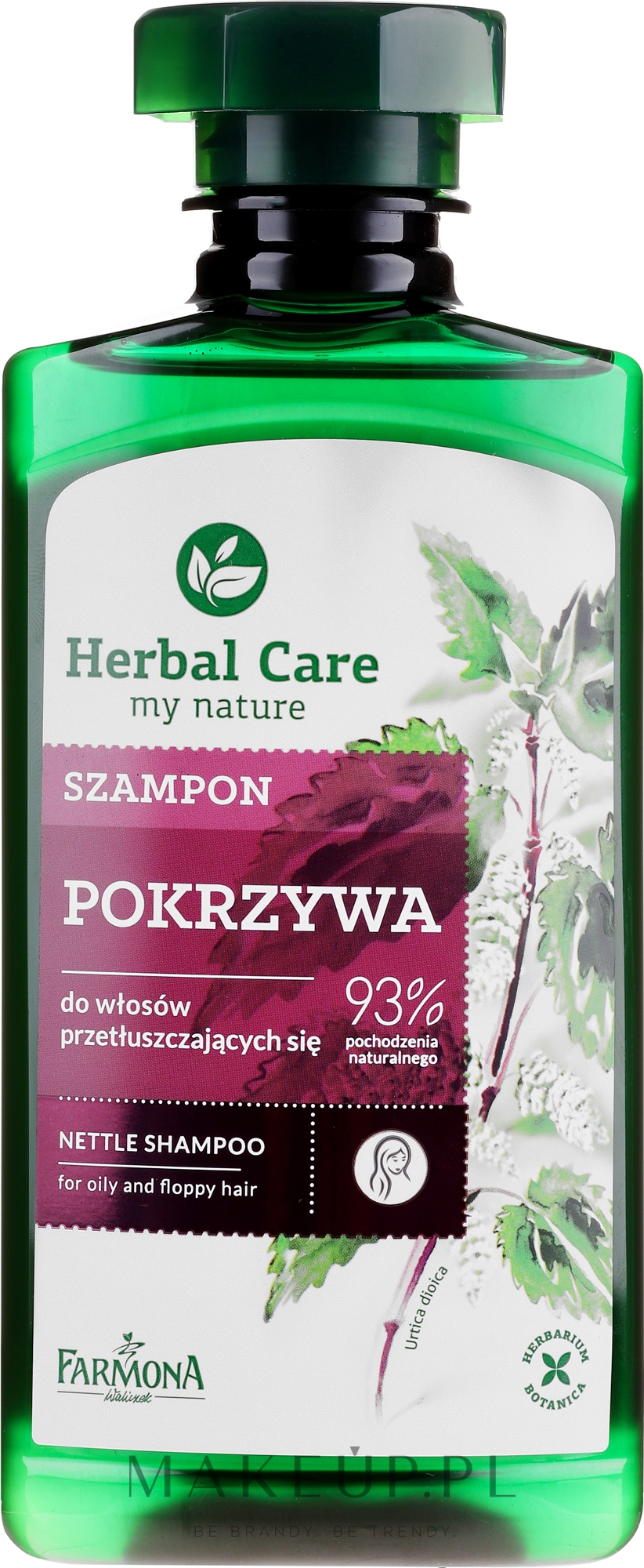 herbal care szampon do włosów przetłuszczających