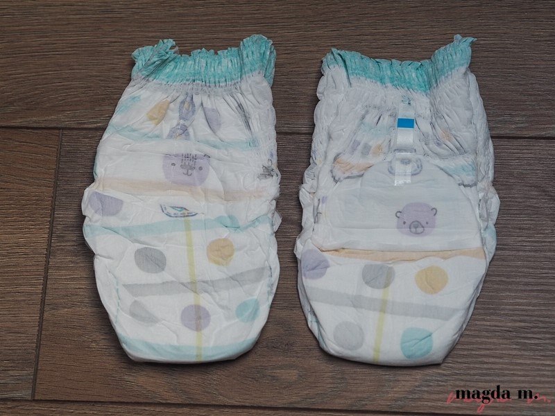 pampers pants po co niebieski pasek