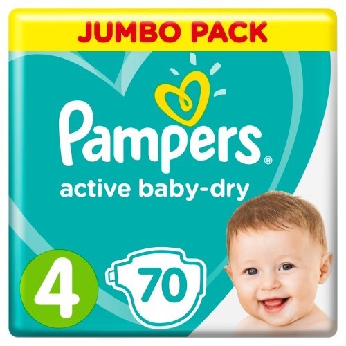 pampers 70 pack size 4