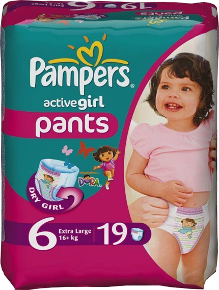 pampers active girl gdzie