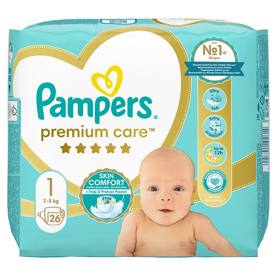 tesco pampers premium care rozmiar 1