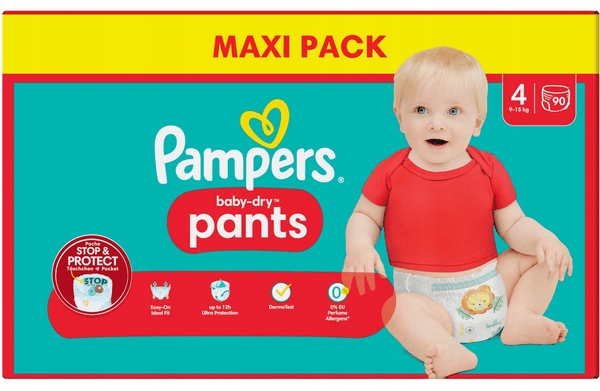 pampers pants zalety