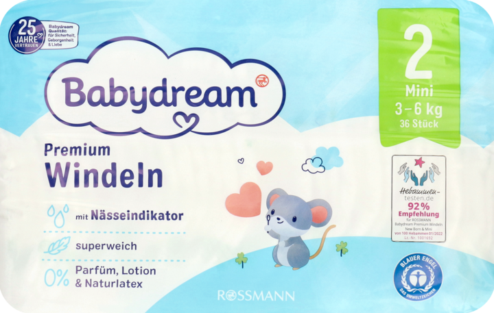 rossmann pieluchy babydream 2 cena