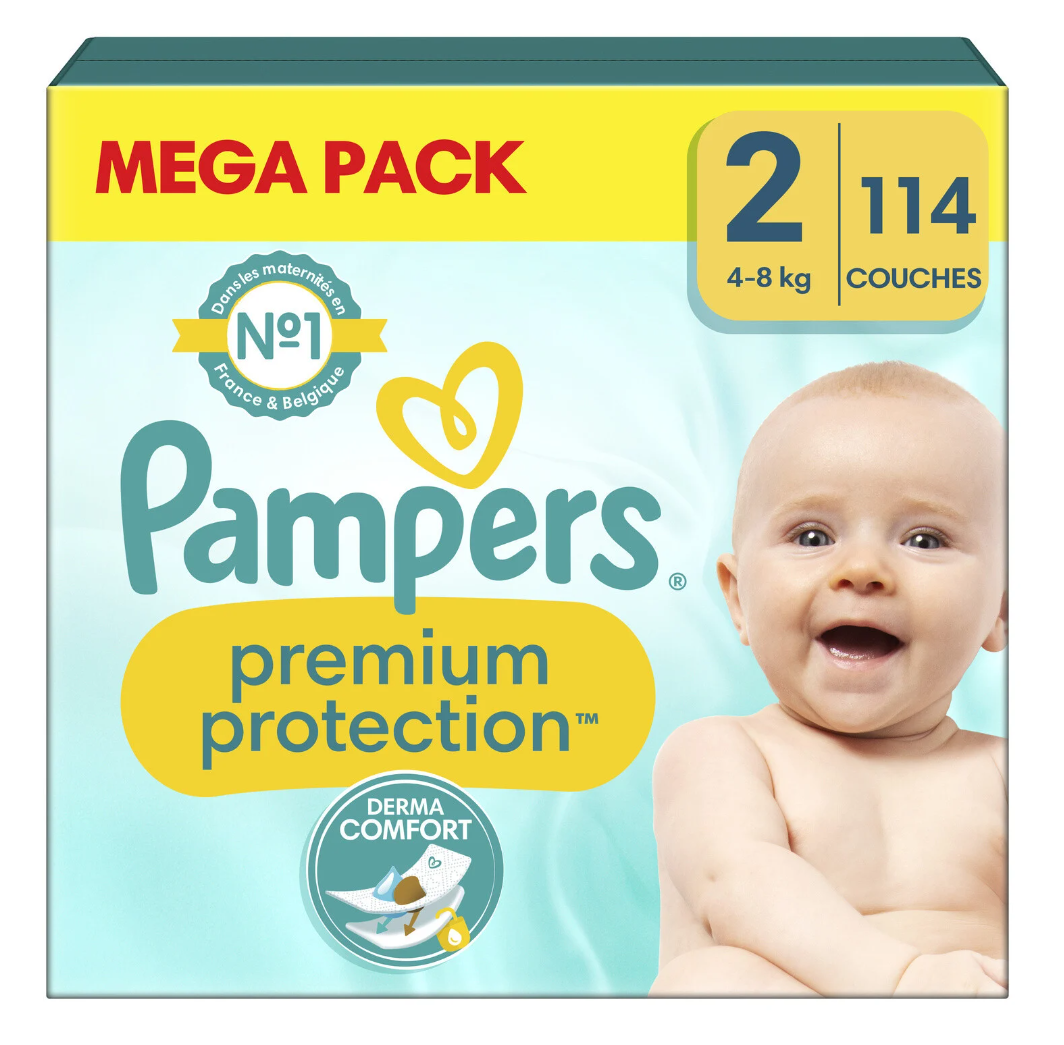 pampers happy 2 mega pack