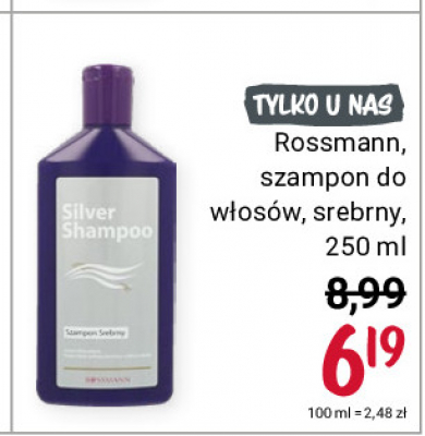 niebieski szampon na siwe włosy rossmann