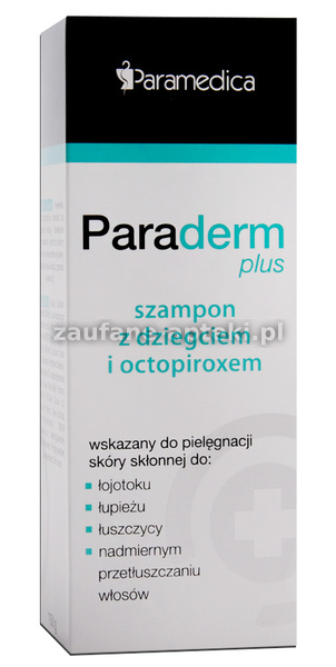 paramedica paraderm+ szampon z dziegciem i octopiroxem