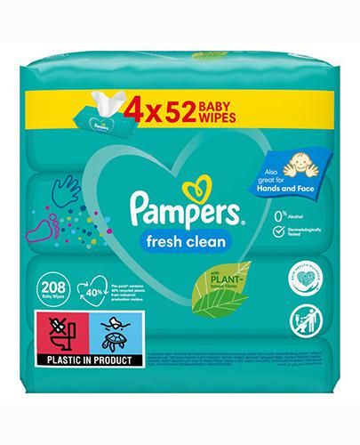 chusteczki pampers natural clean opinie