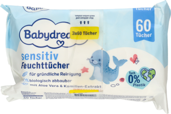 chusteczki nawilżane babydream sensitive skład