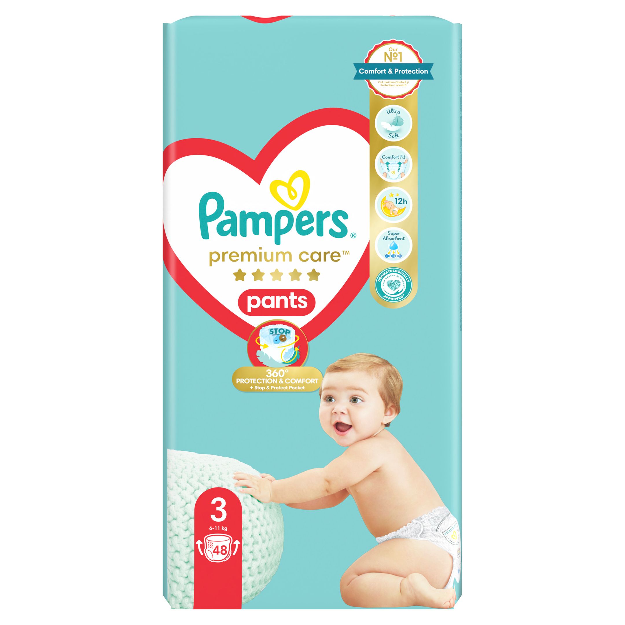 pampers premium care pieluchomajtki 3