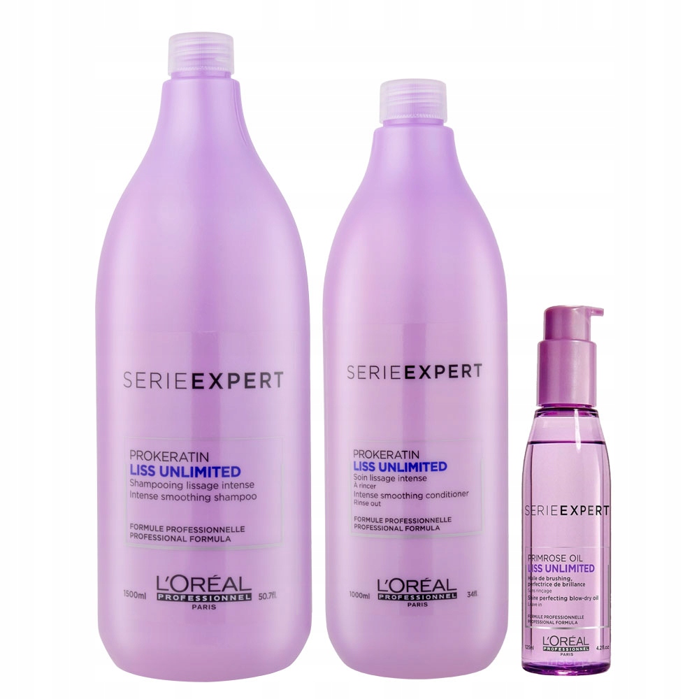 loreal szampon i odżywka liss unlimited