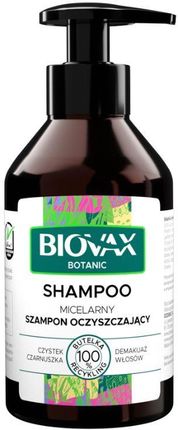 lbiotica biovax botanic szampon micelarny oczyszczający do włosów rossmann