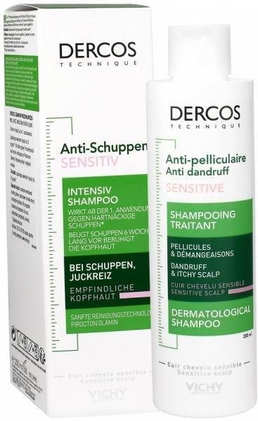 vichy dercos szampon przeciwłupieżowy do skóry wrażliwej
