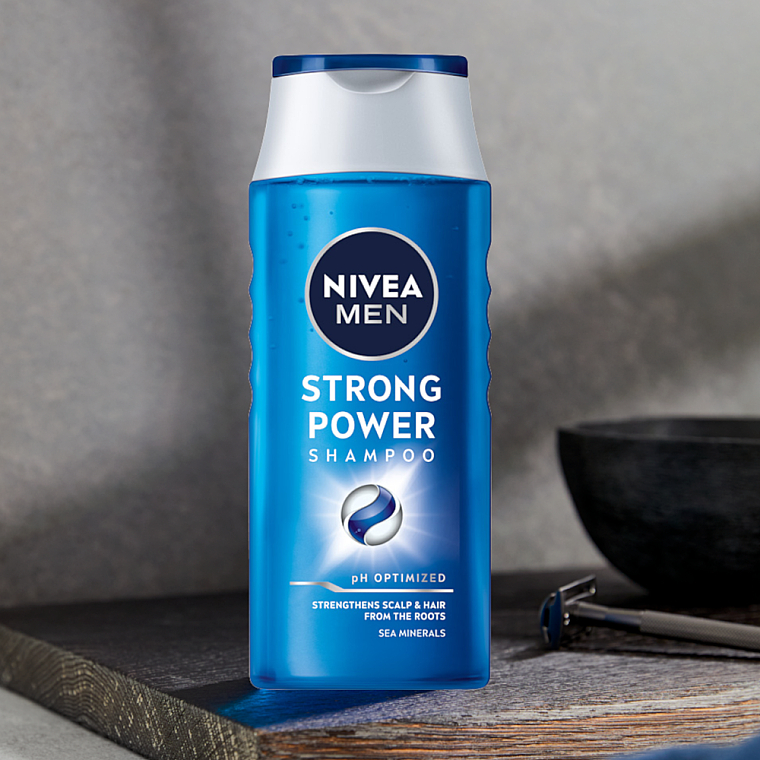 nivea men strong power szampon