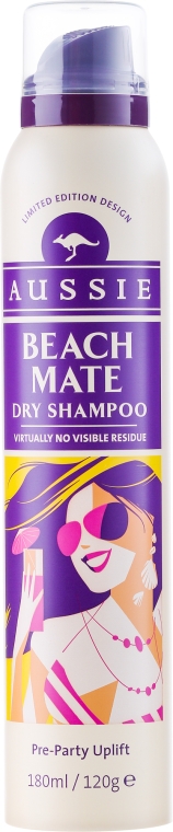 aussie beach mate dry suchy szampon włosów 180ml