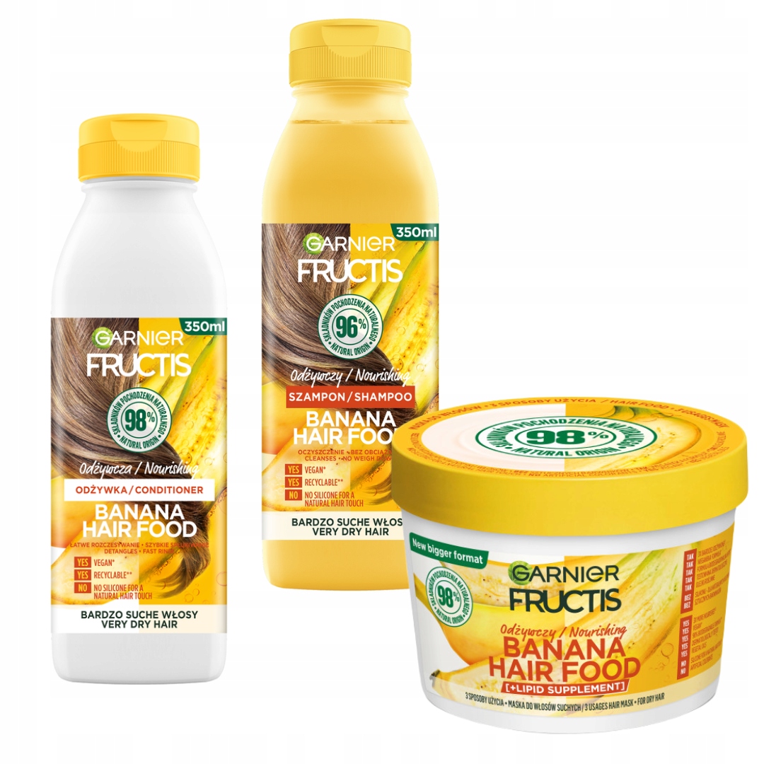 garnier hair food banana szampon