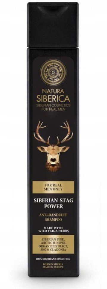 szampon przeciwłupieżowy dla mężczyzn siberian stag power natura siberica men