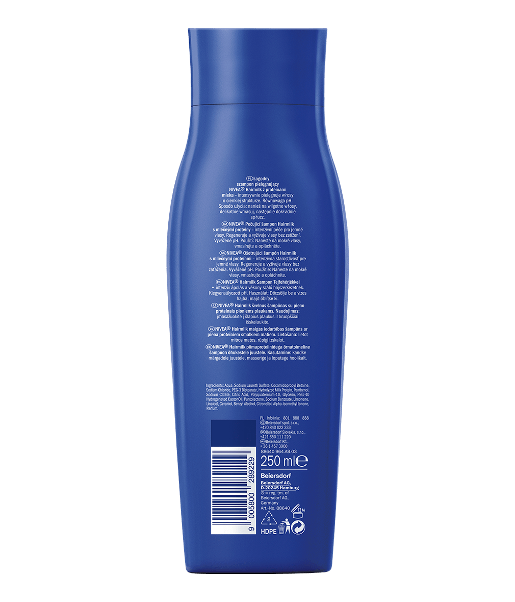 nivea hairmilk szampon do wlosow cienkich