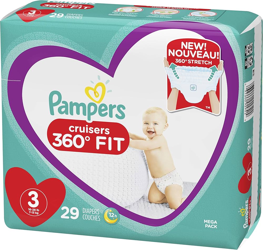 pampers size 3 29 pack