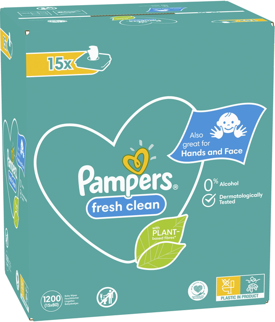 pampers fresh clean chusteczki nawilżane dla niemowląt