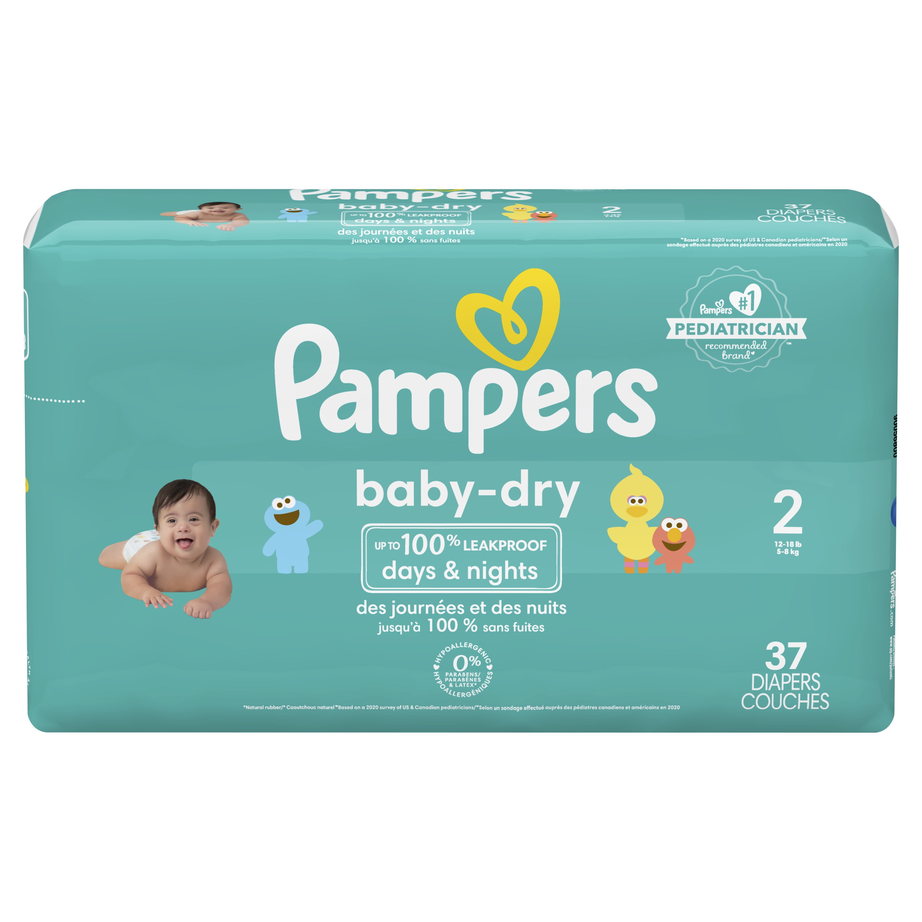 pampers 2 new baby baby dry