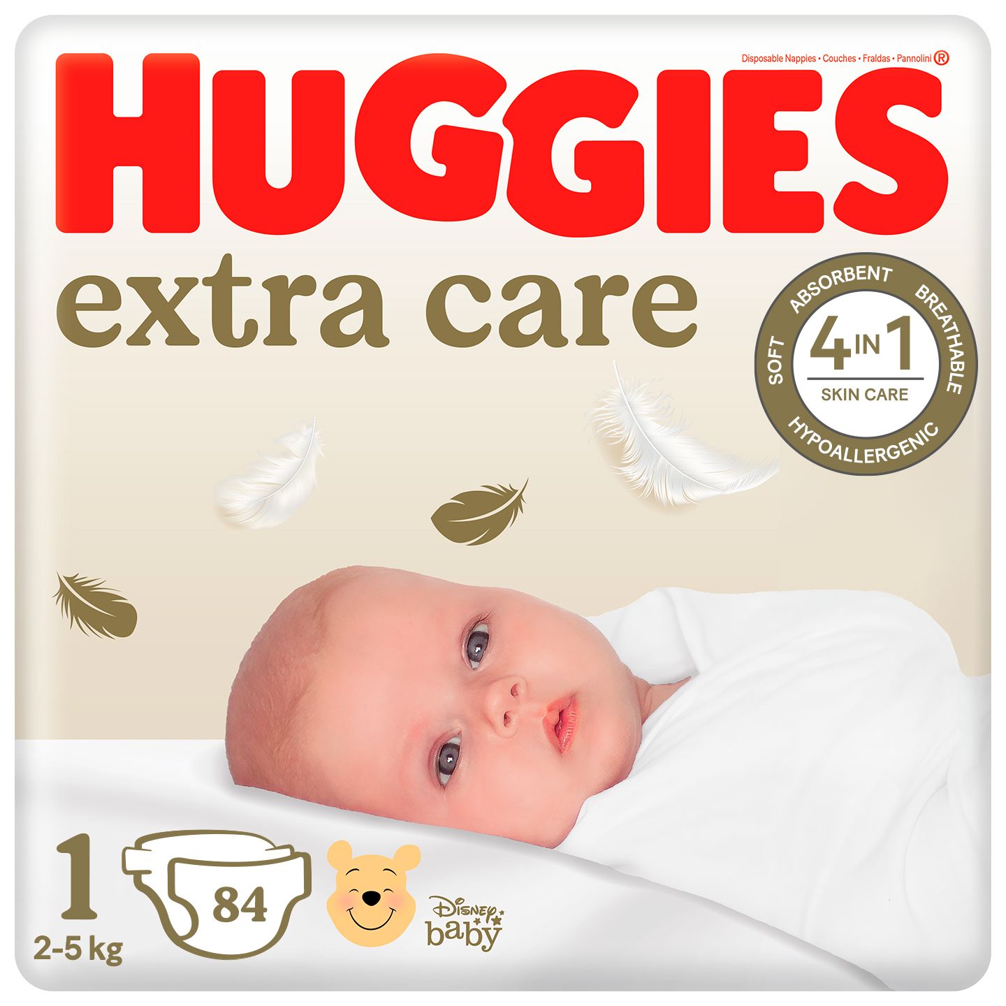 pieluszki jednorazowe dla noworodka huggies