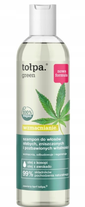 tołpa green wzmacnianie wzmacniający szampon do włosów osłabionych 300 ml