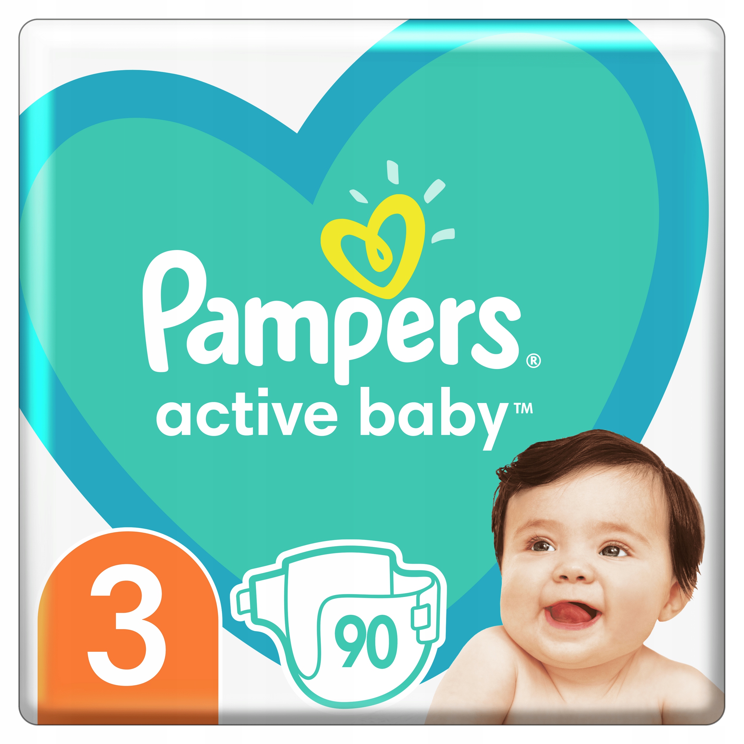 pampers activ bebe 3 90szt