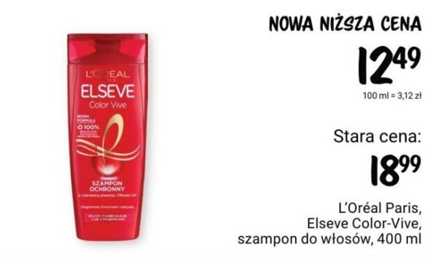 loreal color-vive szampon ochronny rossman