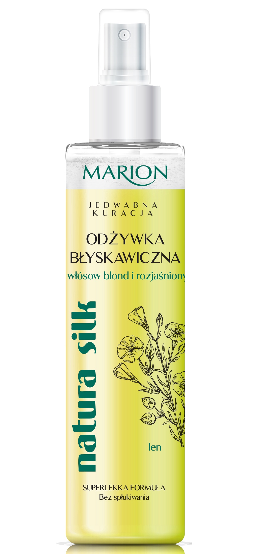 marion natura silk błyskawiczna odżywka do włosów łamliwych sklad