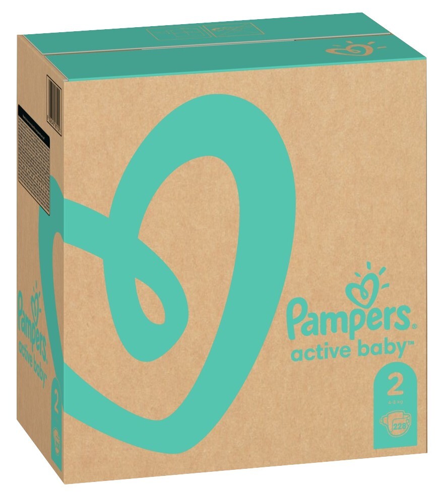 pampers 2 228 sztuk