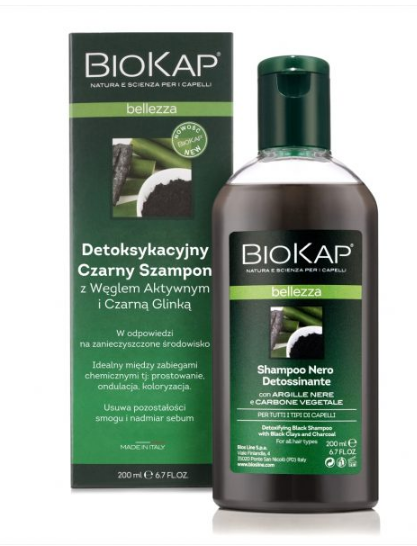 biokap bellezza szampon do włosów tłustych 200ml