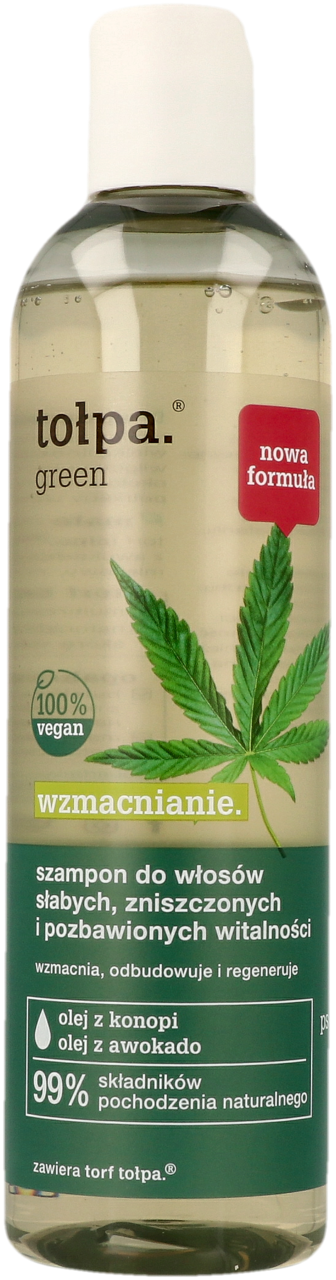 tołpa green wzmacnianie wzmacniający szampon do włosów osłabionych 300 ml