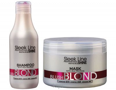 stapiz sleek line blush blond szampon nadajacy rozowy odcien