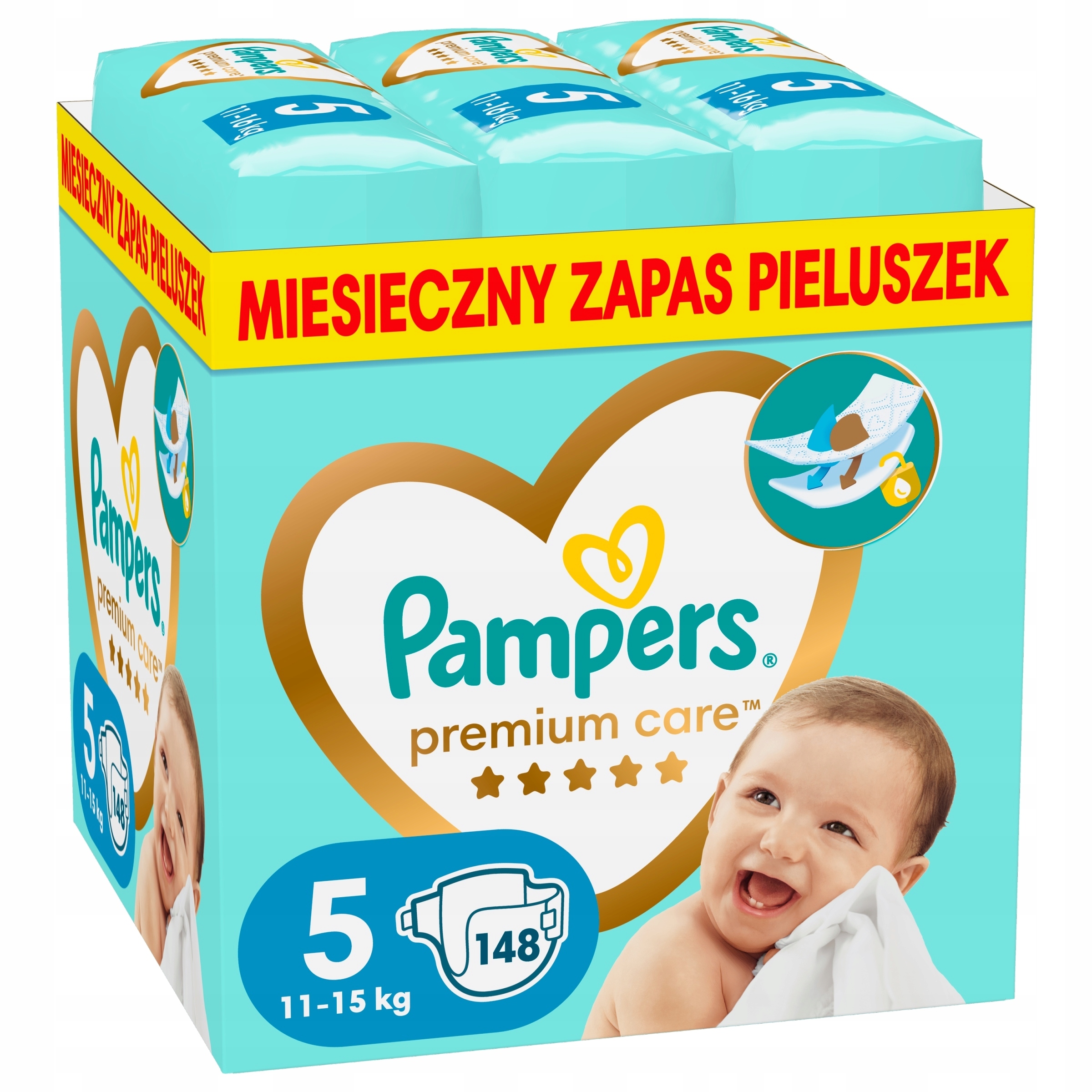 sprzedam pieluchy pampers 5