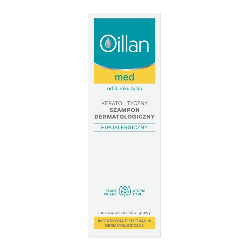 oillan med+ keratolityczny szampon dermatologiczny 150 ml