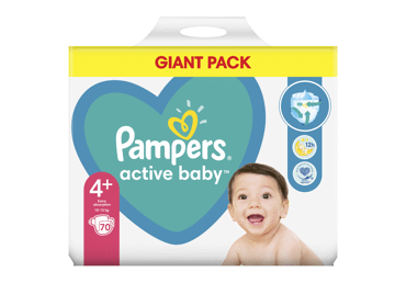 pampers active baby-dry pieluchy jednorazowe rozmiar 4