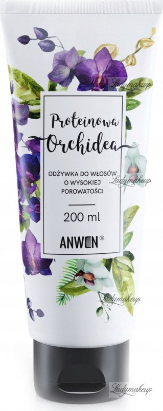 anwen proteinowa orchidea mała odżywka do włosów o wysokiej porowatości