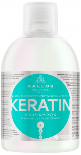 kallos keratin szampon do włosów