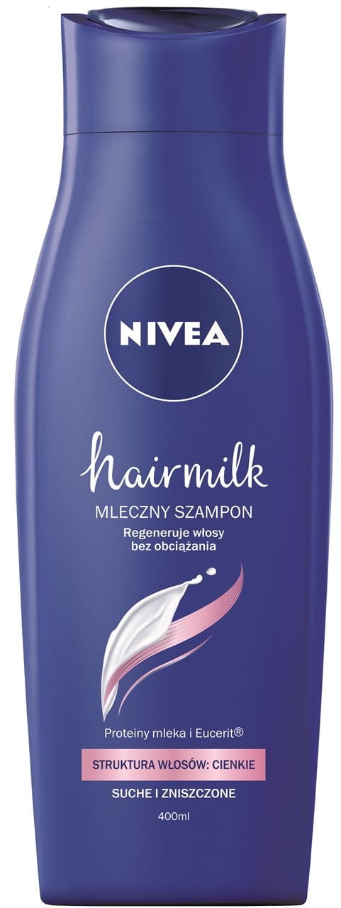 nivea mleczny szampon wlosy cienkie