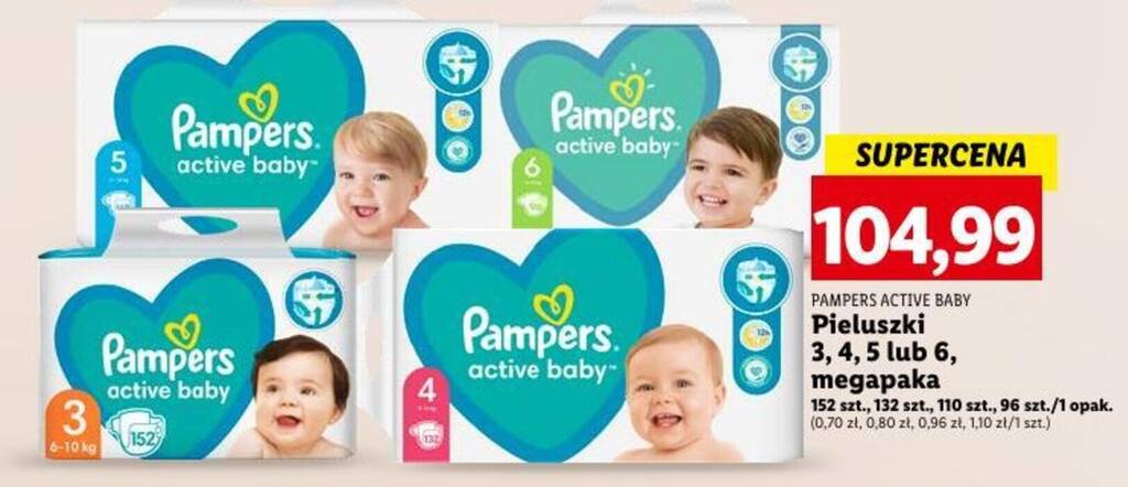 lidl pampers active baby 4