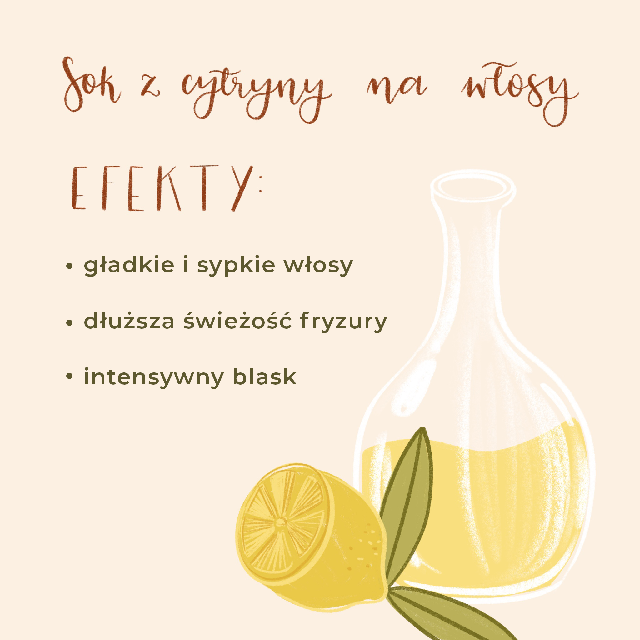 odżywka do włosów z jajek i cytryny